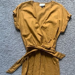 Cute mustard jumpsuit